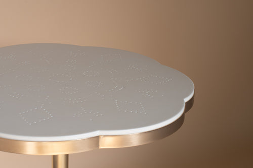 Table d'apparat Fleur bleue Ma boutique