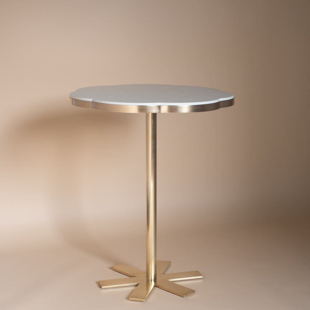 Table d'apparat Fleur bleue Ma boutique