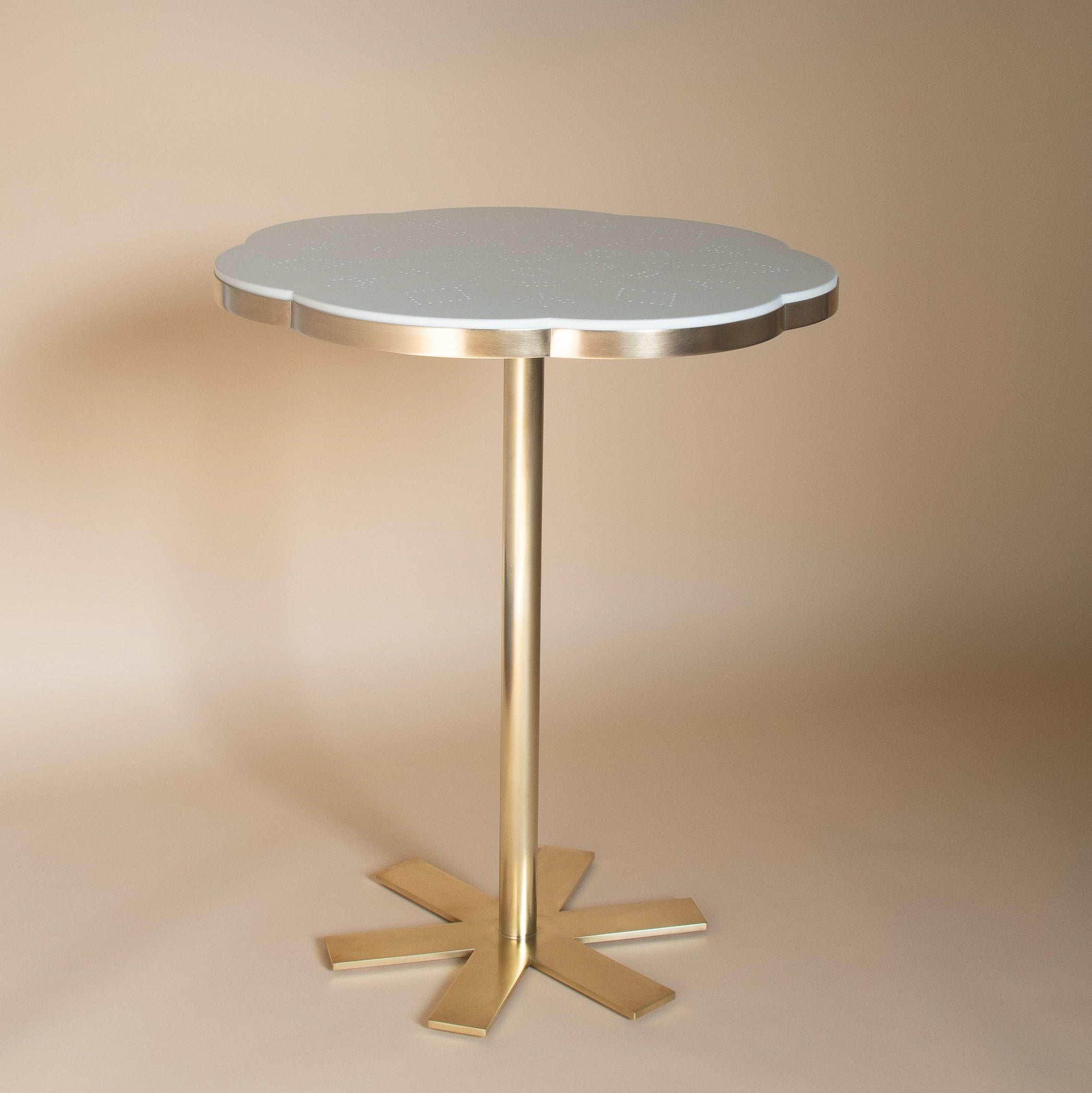 Table d'apparat Fleur bleue Ma boutique